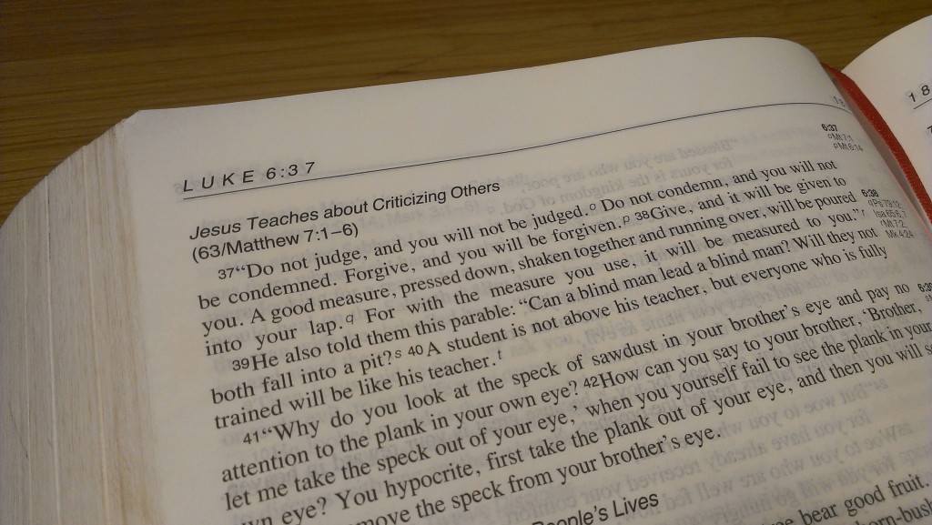 Luke 6v37&38