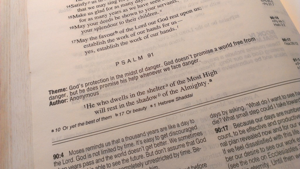 Verse of the Week from Psalm 91