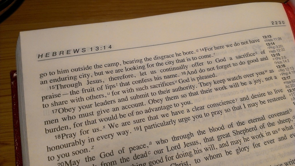 verse of the week hebrews 13 v 15 & 16