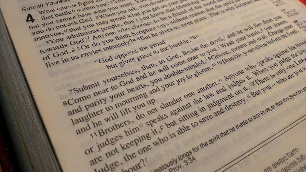 Verse of the week James 4 v 7,8,10