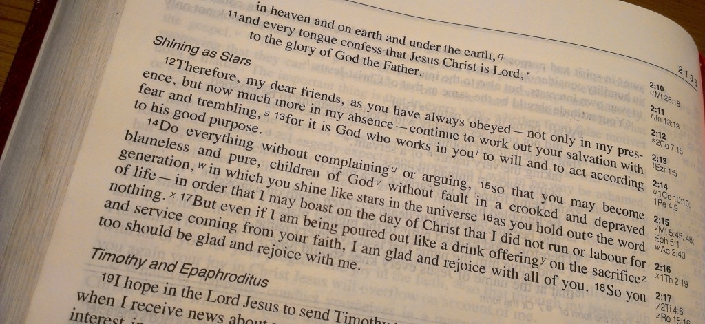 Verse of the week Philippians 2 v 14 & 15