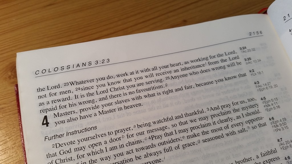 Verse of the week 31st August 2015