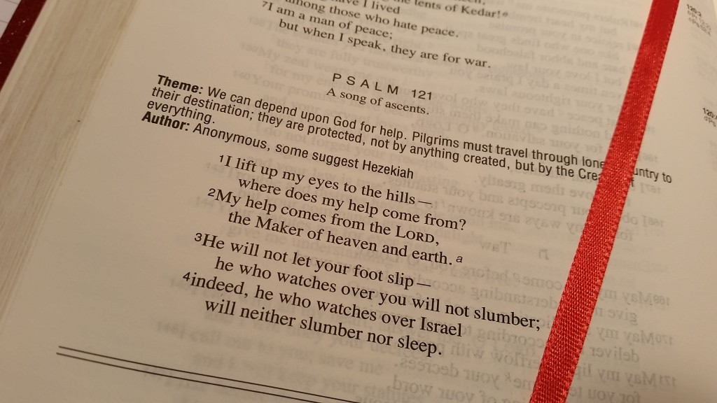 Psalm 121 v 1- 4