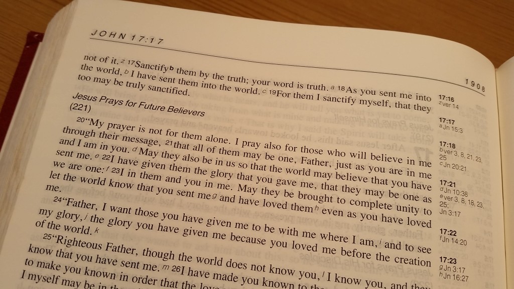 Verse Of The Week John 17 v 21-22