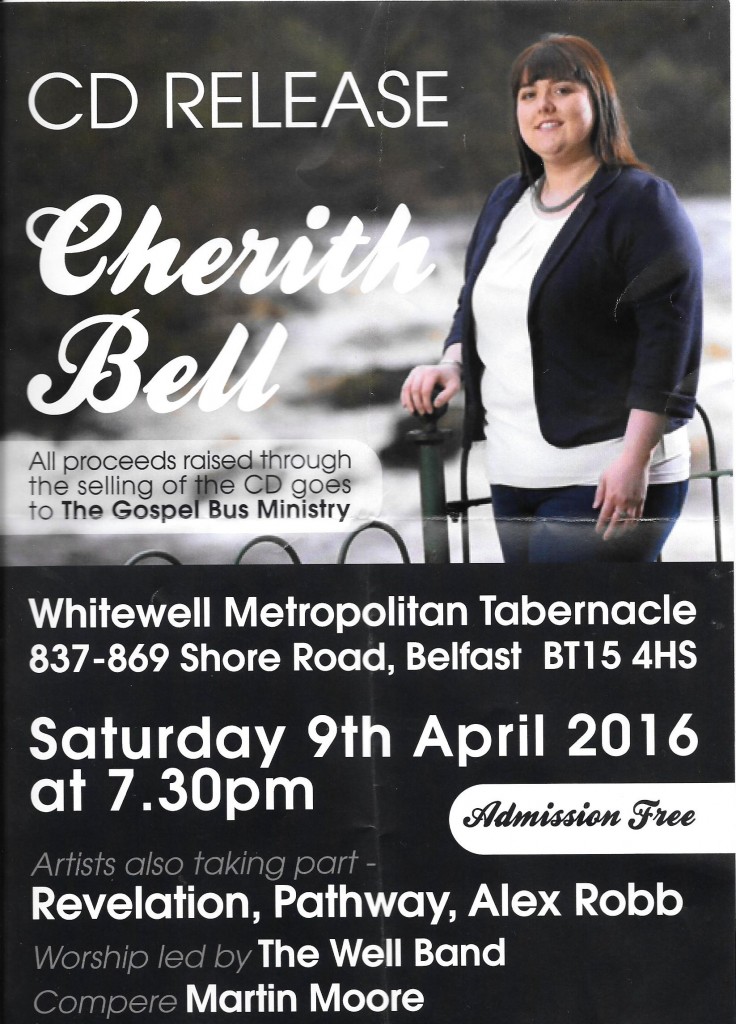 Cherith Bell releases her first CD