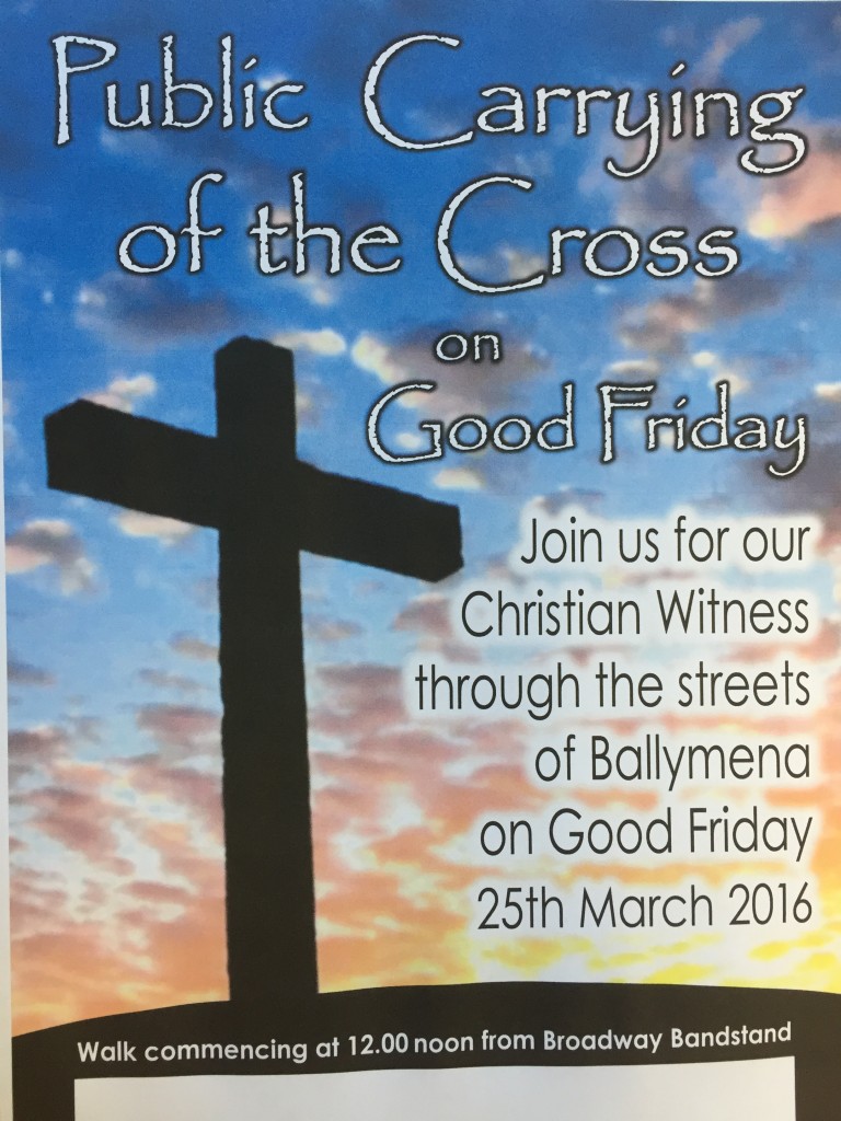 Ballymena Walk of Witness on Good Friday