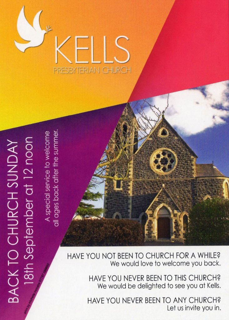 Back to Church Sunday in Kells