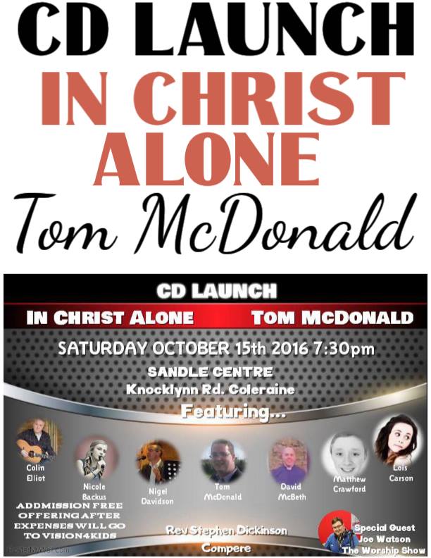 Tom McDonald Launches His Debut CD