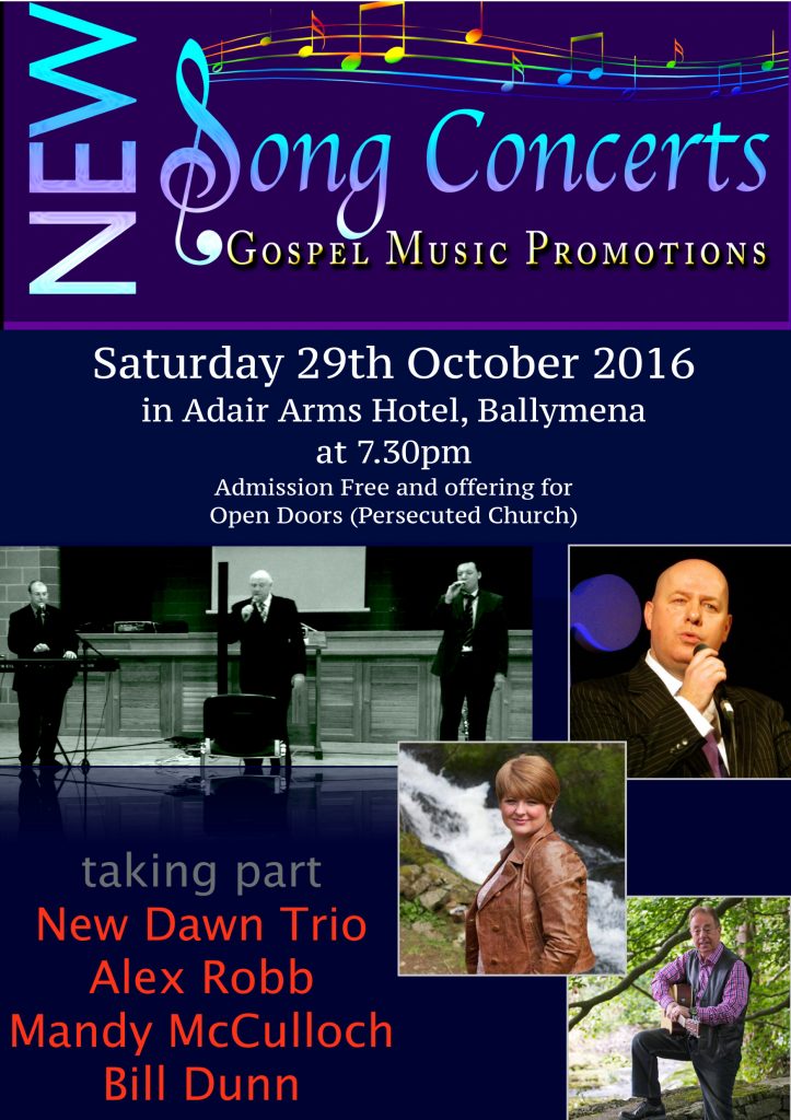 New Song Concerts | Adair Arms Ballymena