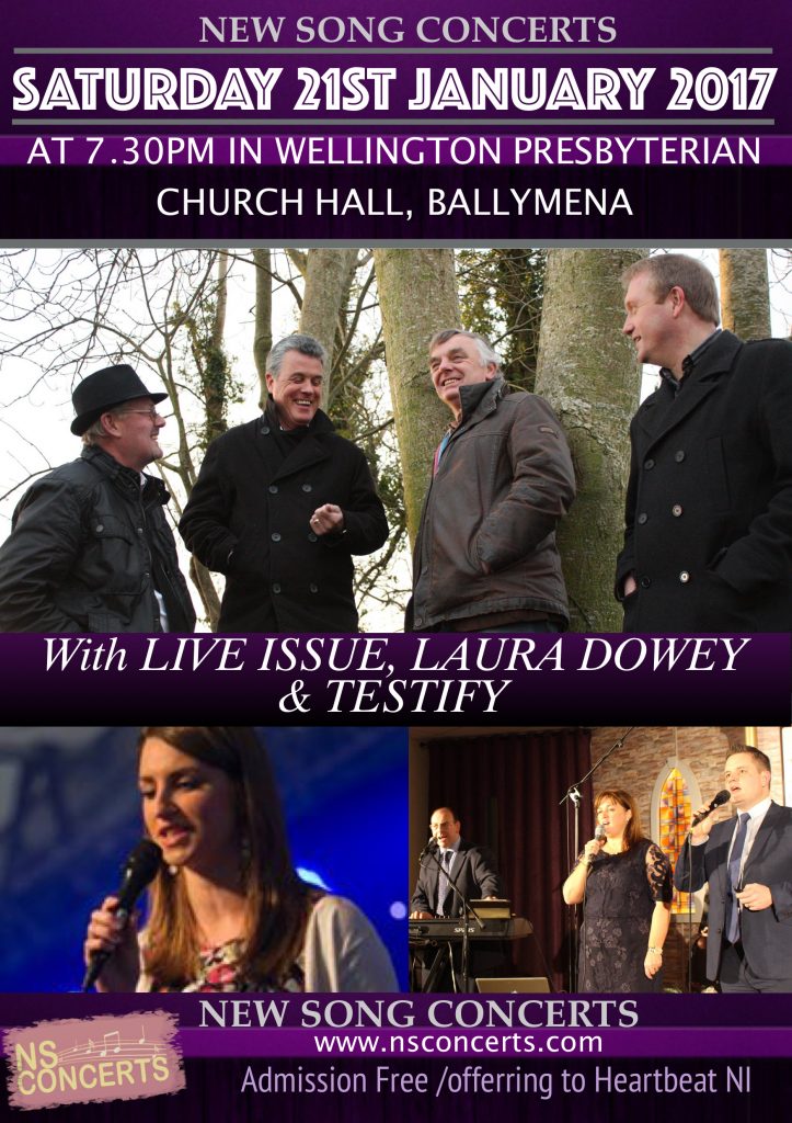 New Song Gospel Concert To Support Heartbeat NI