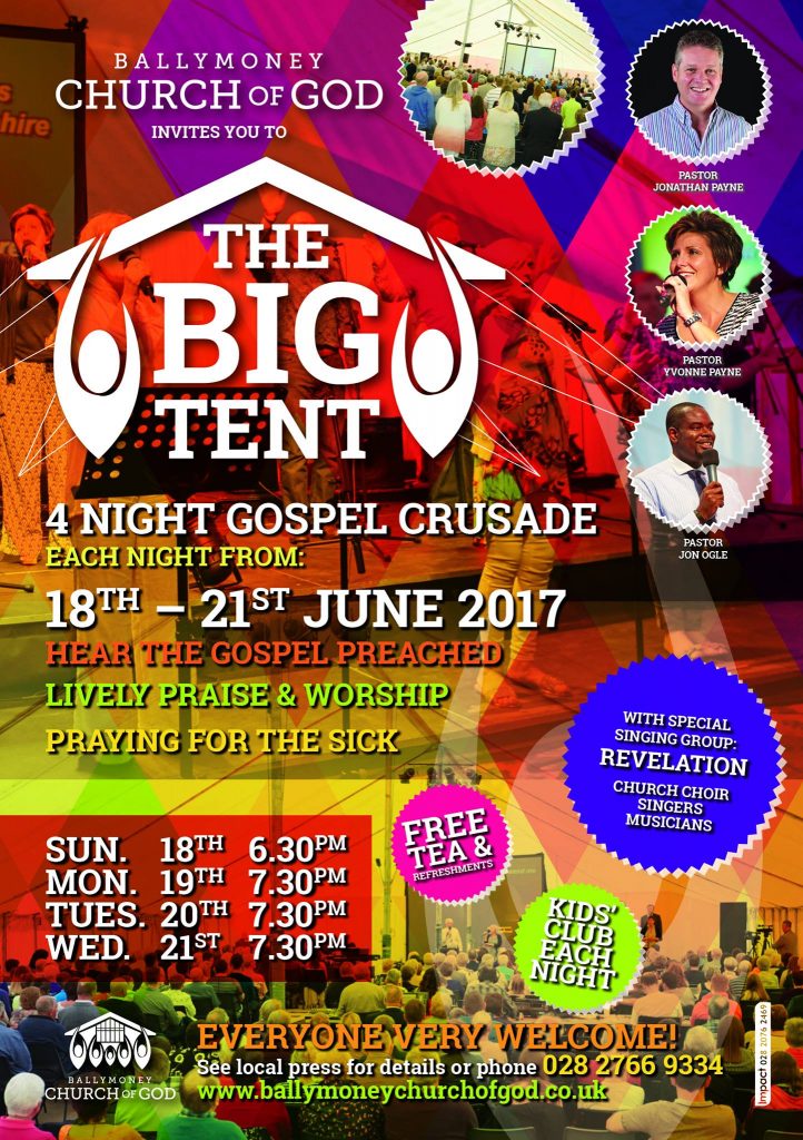 The Big Tent at Ballymoney Church of God