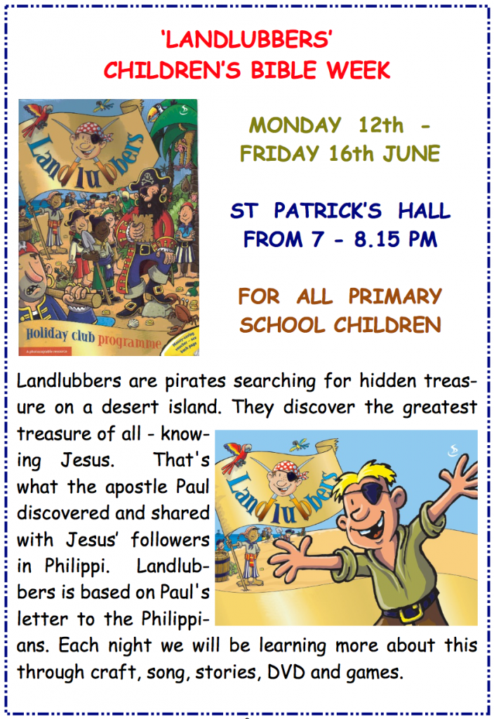 Children's Bible Week At St Patrick's Ballymena