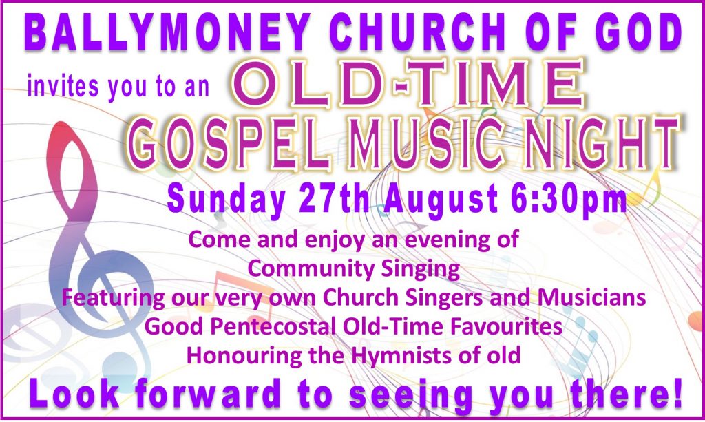 Old Time Gospel Music Night