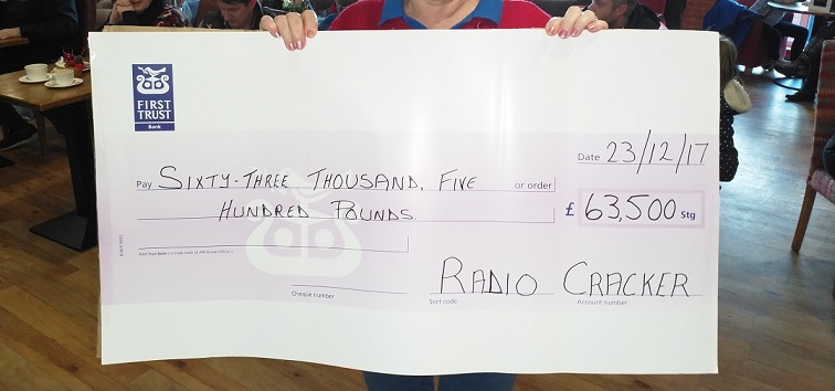 Radio Cracker Ballymena Raised £63,500 in 2017
