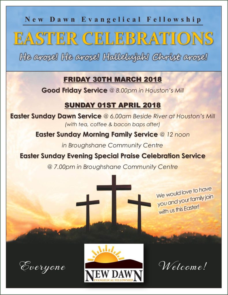 2018 Easter Services at New Dawn Evangelical Fellowship