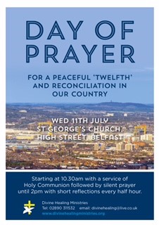Day of Prayer for a Peaceful Twelfth – Divine Healing Ministries