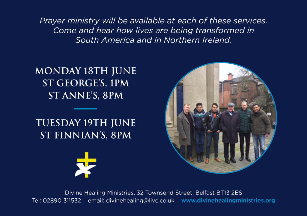 Divine Healing Ministries | Colombian Pastor to Visit Belfast