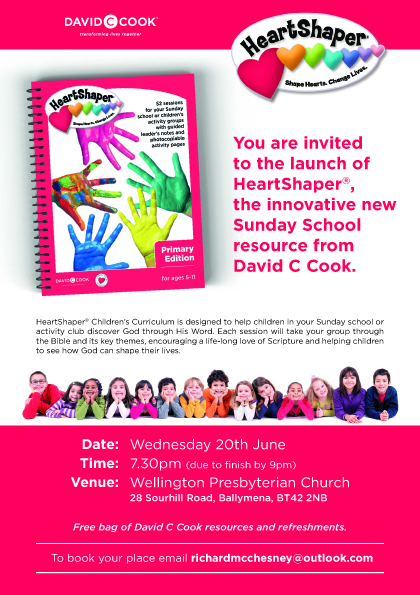 HeartShaper Sunday School Resource Launch