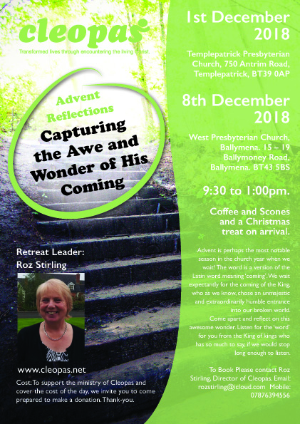 Cleopas Advent Reflections and New Year Retreats