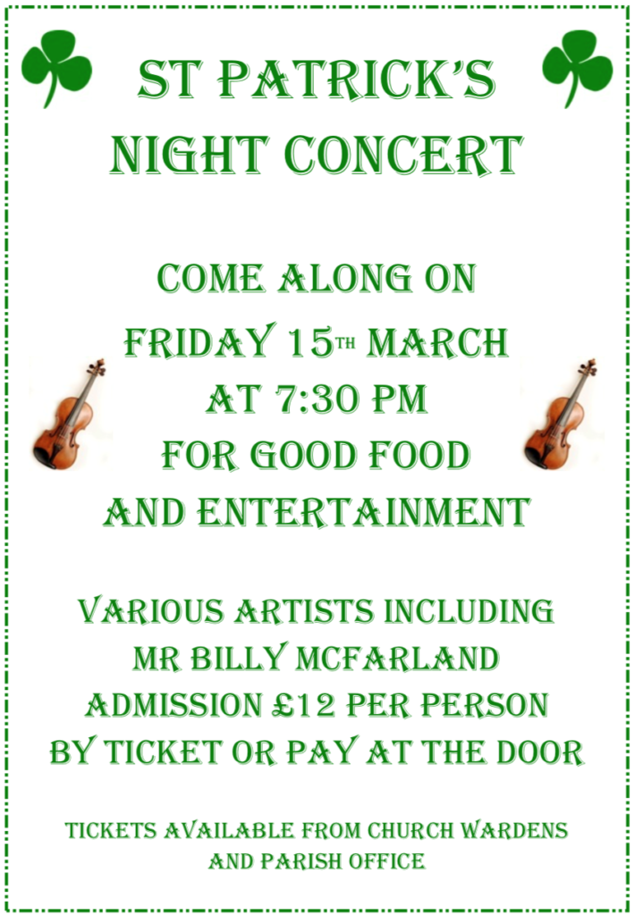 St Patrick's Night Concert - St Patrick's Ballymena