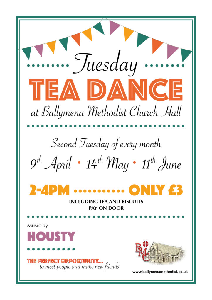 Tea Dances at Ballymena Methodist Church