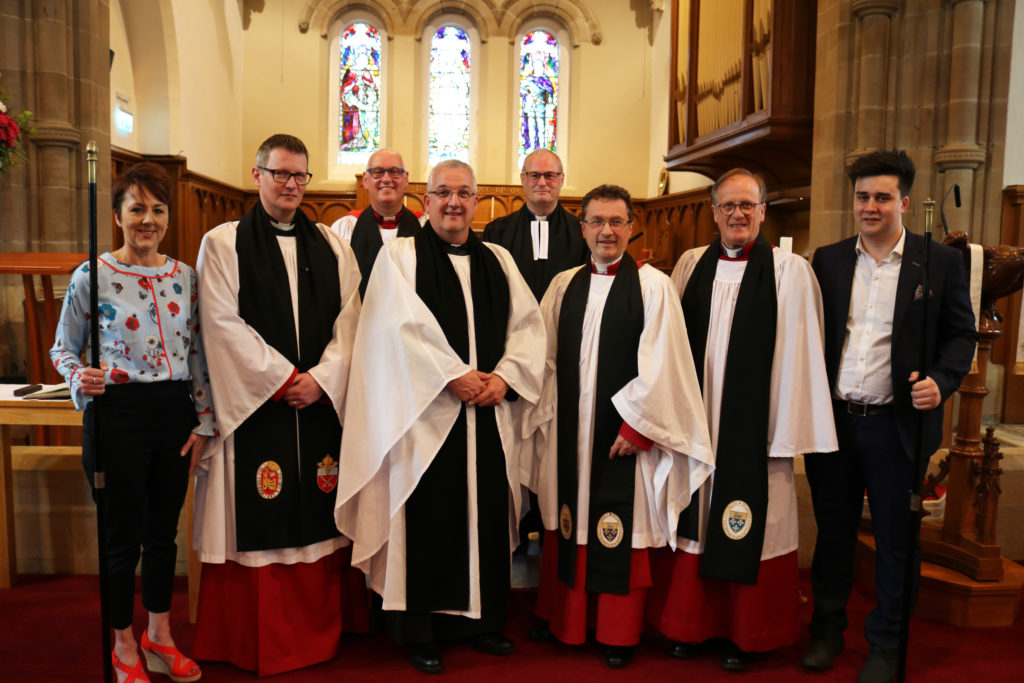 Rev Malcolm Ferry instituted at the Parish of Agherton