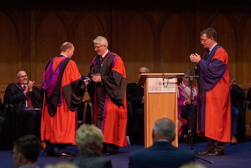 Incoming Moderator receives honorary Doctorate of Divinity